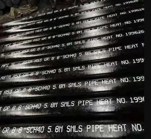Тръба от въглеродна стомана Asm A53 Gr A / B